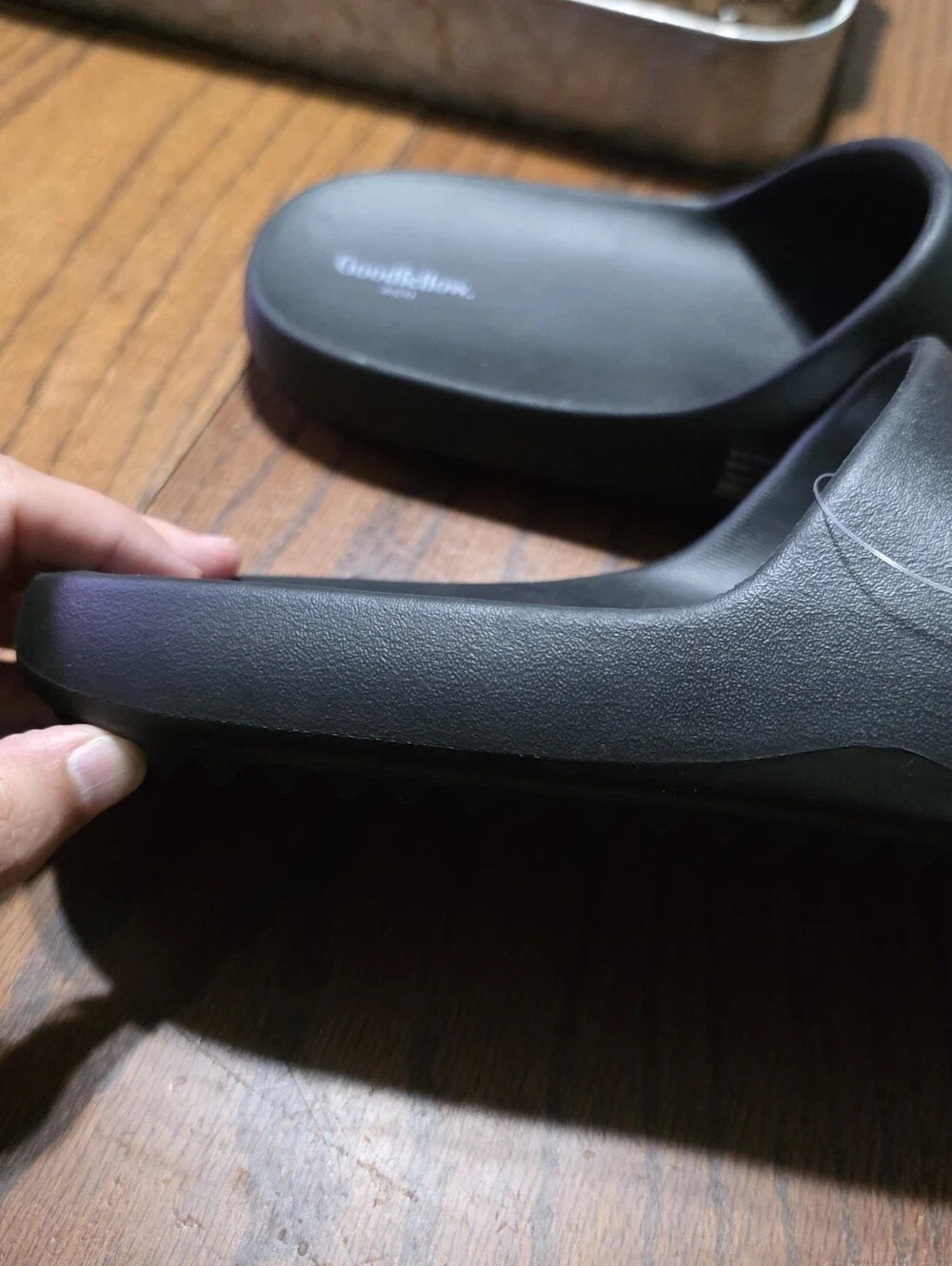 Goodfellow & Co Kendrix Slides Black Size 11
